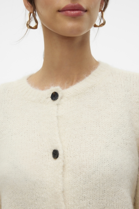 Vero Moda vmnovah ls o-neck button cardi ga n